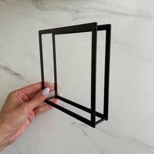 Black Yamazaki Home Tower Napkin Holder